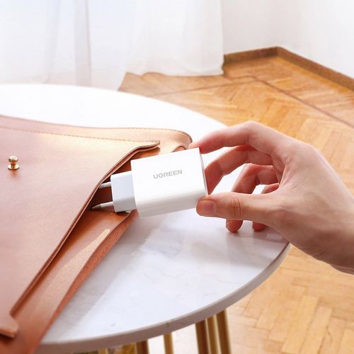 Szybka ładowarka sieciowa USB-C Power Delivery 30 W Quick Charge 4.0 biały na Arena.pl