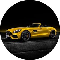 Opłatek na tort Mercedes Auto Samochód Logo Urodziny 18 30 40 50