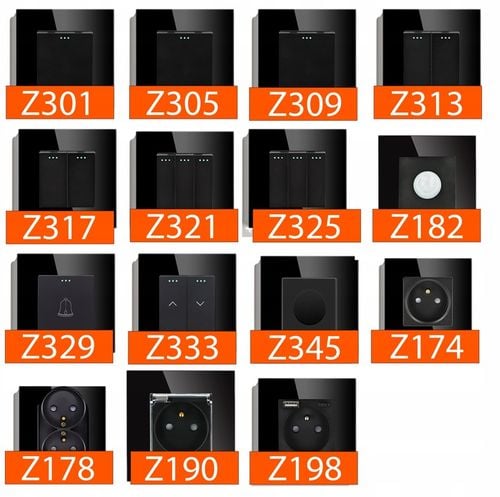 WŁĄCZNIK WYŁĄCZNIK ŚWIATŁA SZKLANY POJEDYNCZY PRZEŁĄCZNIK CZARNY na Arena.pl