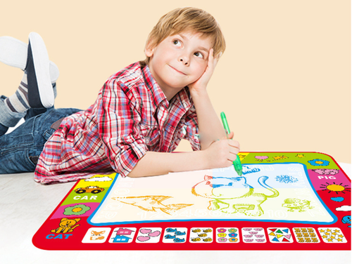 Uniwersalna mata wodna do malowania rysowania wodą zestaw z mazakami XXL na Arena.pl