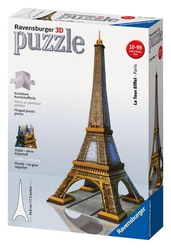 Puzzle 3D Wieża Eiffla. Ravensburger na Arena.pl