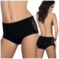 MAJTKI Z WYSOKIM STANEM CZARNE PIĘKNE FIGI S