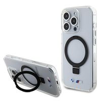 BMW BMHMP15LURST iPhone 15 Pro 6.1" przeźroczysty/clear hardcase Ring Stand