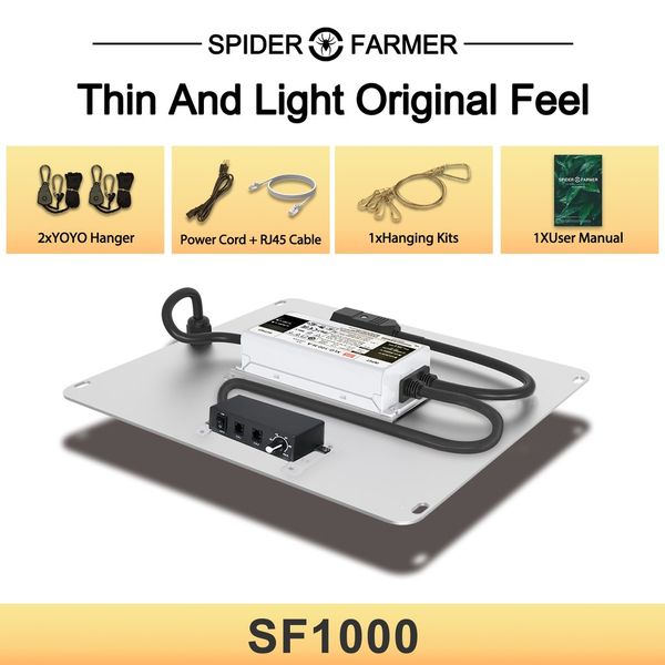 Spider Farmer LED SF-1000 full spectrum na Arena.pl