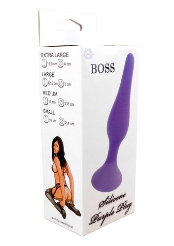 plug silicone plug purple   large na Arena.pl
