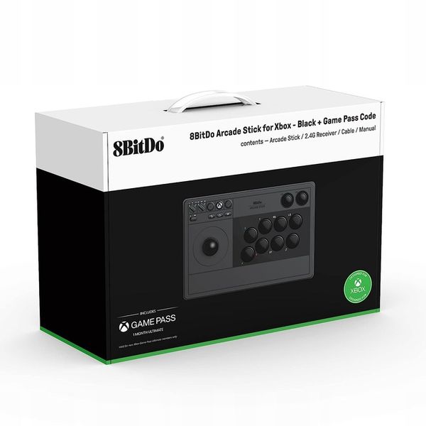 8BitDo Arcade Stick Black Joystick Xbox One X|S PC zdjęcie 4