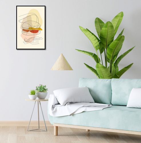 Plakat 40x60cm Cieniutki Burger na Arena.pl