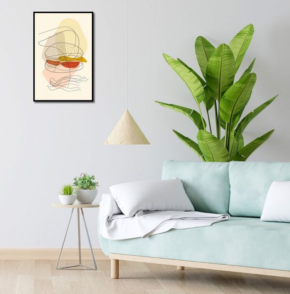 Plakat 40x60cm Cieniutki Burger zdjęcie 4