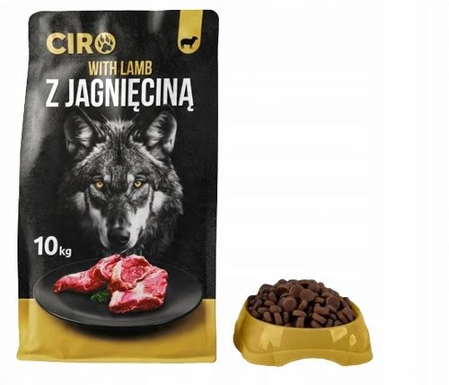 CIRO KARMA SUCHA DLA PSA Z JAGNIĘCINĄ 41% MIĘSA 10KG na Arena.pl