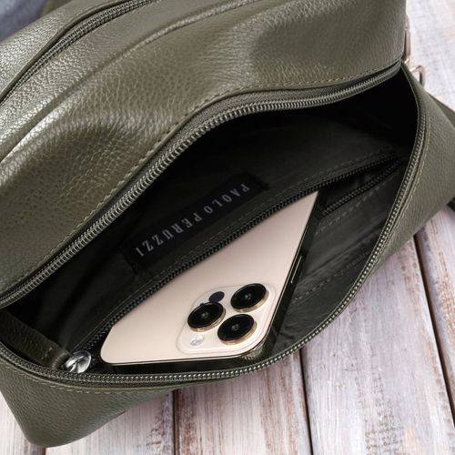 torebka damska skórzana na ramię zielona pojemna paolo peruzzi e-30-gre na Arena.pl