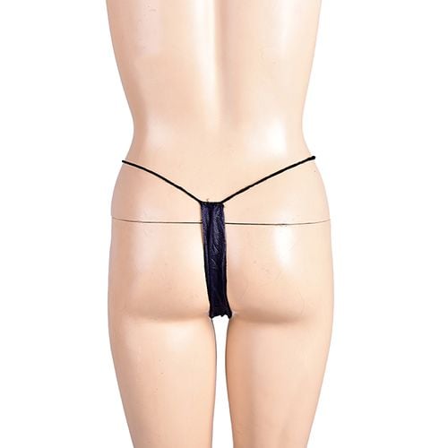 Stringi Jednorazowe czarne Bdb Jakość 10 szt. na Arena.pl