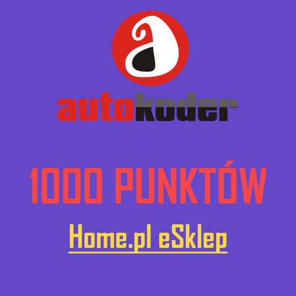 Home.pl eSklep |Automat do wysyłki kodów i plików w 5 minut| 1000 PUNKTÓW zdjęcie 1