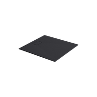 Lavano brodzik kwadratowy 100x100 cm kompozytowy, czarny