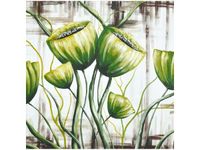 50X50CM ZIELONE MAKI OBRAZ