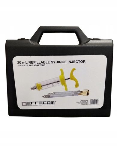 Dozownik do oleju, barwnika UV+adaptery 1/4 i 5/16 do klimatyzacji, 20ml na Arena.pl