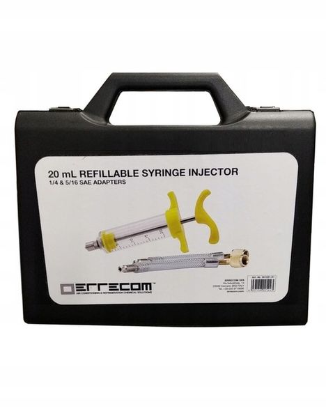 Dozownik do oleju, barwnika UV+adaptery 1/4 i 5/16 do klimatyzacji, 20ml zdjęcie 1