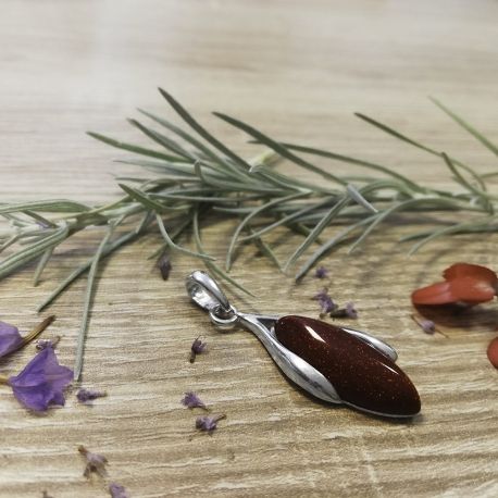 SREBRNY WISIOREK Z PIASKIEM PUSTYNI, TURKUSEM, KORALOWCEM SREBRO PRÓBY 925 zdjęcie 8