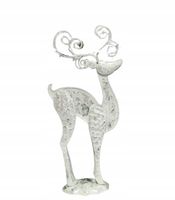 figurka metalowa RENIFER płaska 50x22 cm   | XMP-18033