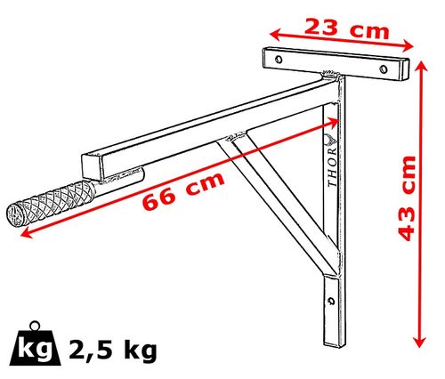 Poręcze do pompek Thor PR1 na Arena.pl