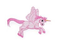 Naprasowanka zwierzątko Jednorożec