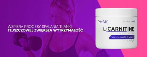 OSTROVIT L-CARNITINE 210 G NATURALNA na Arena.pl