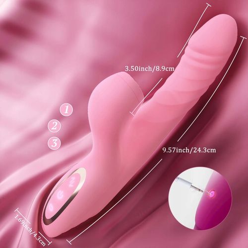 wibrator damski do lechtaczki z funkcją lizania ssania i pchania 10wibracji na Arena.pl