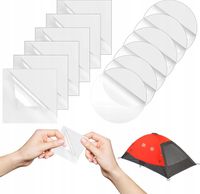 24x ŁATKA NAPRAWCZA NA NAMIOT MATERAC DMUCHANY PARASOL ŁATKI KEMPINGOWE