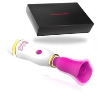 Wibrator silikonowy  12 trybów pracy Masażer 15,5cm