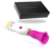 Wibrator silikonowy  12 trybów pracy Masażer 15,5cm