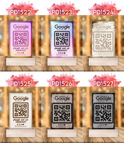 STATUETKA Z TABLICZKĄ z miejscem na kod QR I TWOJE LOGO nadruk UV na Arena.pl