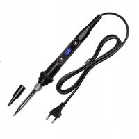 Lutownica precyzyjna 80W z WYŚWIETLACZEM regulacja 180-500st.C grzeje