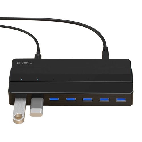 Adapter Hub Orico 7xUSB 3.0 (czarny) na Arena.pl