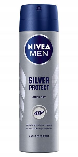 NIVEA Antyperspirant Silver Protect Men 150m zdjęcie 1