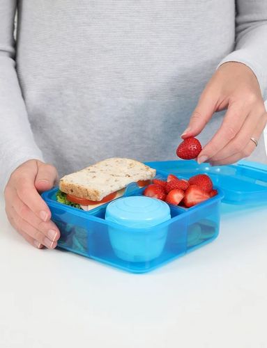 LUNCH BOX ŚNIADANIÓWKA SISTEMA POJEMNIK BOX BENTO 1250ml Z PRZEGRÓDKAMI SOS na Arena.pl