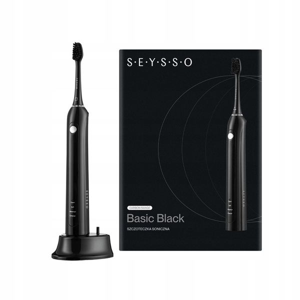 Szczoteczka elektryczna do zębów SEYSSO BASIC BLACK seria CARBON zdjęcie 1