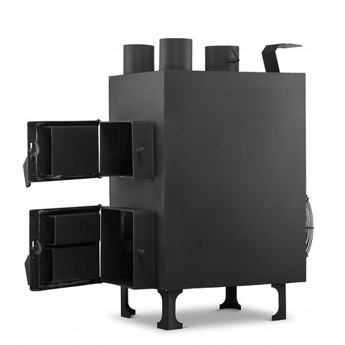 Piec szamotowy z nadmuchem NADMUCHOWY grzewczy WENTYLATOR koza 20kW na Arena.pl