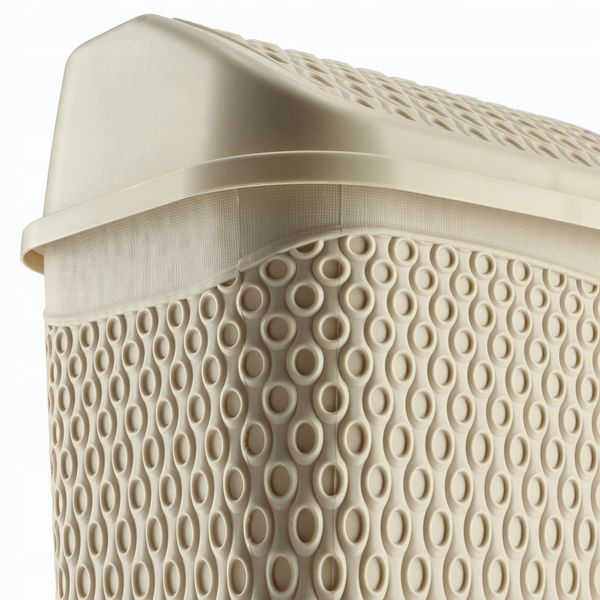 KADAX Kosz Na Śmieci Łazienkowy Beżowy 6,2L Uchylny Pojemnik zdjęcie 10