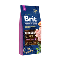 Brit Premium By Nature Junior S Z Kurczakiem 8kg
