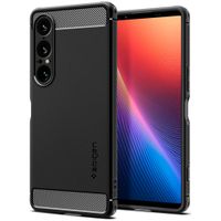 Etui Spigen Rugged Armor TPU Karbon DO Sony Xperia 1 VII Czarne