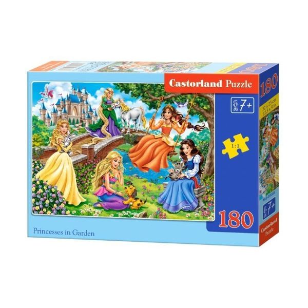 Puzzle 180 el. princes. garden CASTOR zdjęcie 1