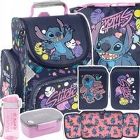 TORNISTER SZKOLNY DO 1 KLASY DLA DZIEWCZYNKI PIÓRNIK WOREK STITCH STICH