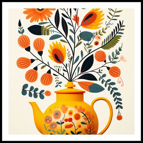 Plakat 60x60cm Bujna Herbata na Arena.pl