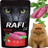 rafi karma mokra pasztet dla kota z cielęciną 100g - 1 szt.