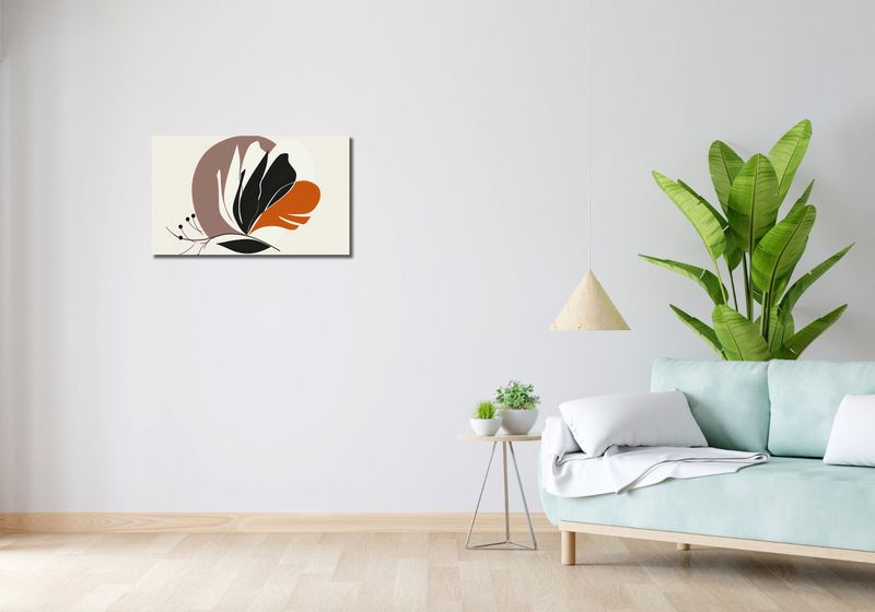 Obraz 70x40cm Elegancja Roślinna zdjęcie 2