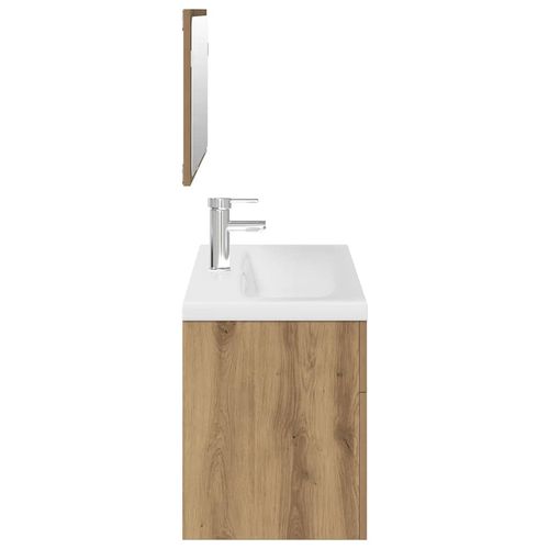 3-częściowy zestaw mebli łazienkowych, dąb artisan na Arena.pl