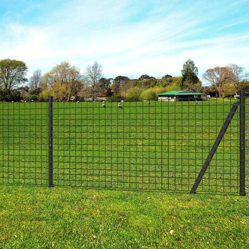 OGRODZENIE PŁOT STALOWY SZARY 10x1,2m na Arena.pl