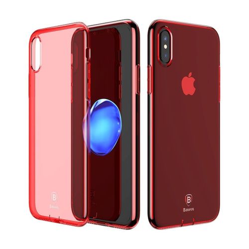 Etui Baseus Simple Series Case iPhone X / XS - czerwone na Arena.pl