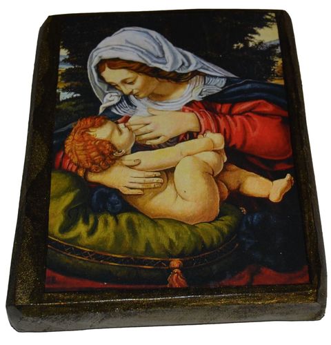 Ikona Matka Boża Karmiąca patronka szczególnych i ważnych spraw na Arena.pl