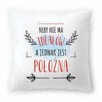 Poduszka Dla Położnej Na Urodziny Na Prezent Z Nadrukiem Ze Zdjęciem