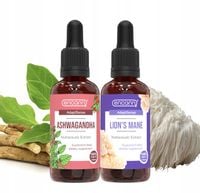 Encann Lion's Mane (Soplówka Jeżowata) + Ashwagandha w płynie 2x 50 ml